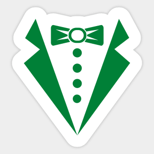 green suit Sticker